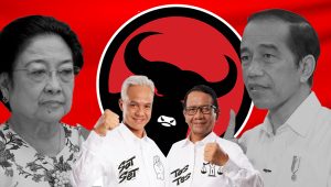PDIP dan Jokowi. I Rahmad Fadjar Ghiffari/Forum Keadilan