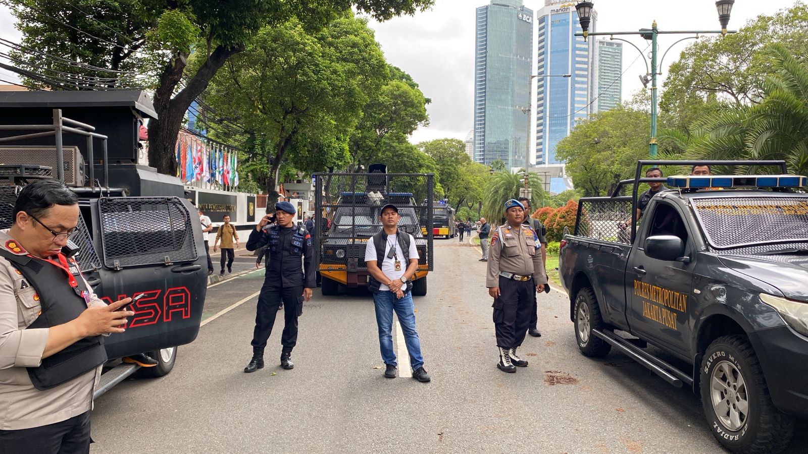 Antisipasi Demo Pendukung AMIN di KPU, Polri Siapkan Penjagaan Ketat