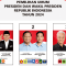 Pasangan Capres-Cawapres nomor urut 1, Anies Baswedan-Muhaimin Iskandar, pasangan capres-cawapres nomor urut 2, Prabowo Subianto-Gibran Rakabuming Raka, pasangan capres-cawapres nomor urut 3, Ganjar Pranowo-Mahfud MD | Dokumentasi - KPU