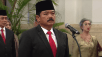 Hadi Tjahjanto dilantik sebagai Menteri Koordinator Politik, Hukum (Menko Polhukam) di Istana Negara, Jakarta Pusat, Rabu, 21/2/2024. | Youtube Sekretariat Presiden