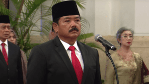 Hadi Tjahjanto dilantik sebagai Menteri Koordinator Politik, Hukum (Menko Polhukam) di Istana Negara, Jakarta Pusat, Rabu, 21/2/2024. | Youtube Sekretariat Presiden
