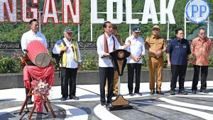 Presiden Joko Widodo telah meresmikan Bendungan Lolak di Kabupaten Bolaang Mongondow, Provinsi Sulawesi Utara pada Jumat, 23/2/2024. | Dok - Biro Pres Sekretariat Presiden