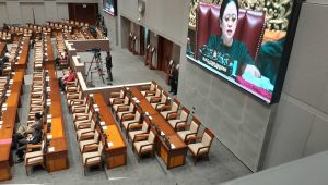 Rapat paripurna masa sidang ke 14, di Gedung DPR RI, Jakarta Pusat, Kamis, 28/3/2024 | Novia Suhari/Forum Keadilan