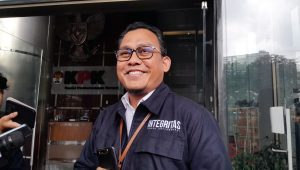Kepala Bagian Pemberitaan KPK Ali Fikri di Gedung Merah Putih KPK, Jakarta Selatan, Rabu, 13/3/2024 | Novia Suhari/Forum Keadilan