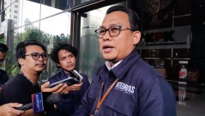 Kepala Bagian Pemberitaan KPK Ali Fikri di Gedung Merah Putih KPK, Jakarta Selatan, Rabu, 13/3/2024 | Novia Suhari/Forum Keadilan