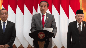 Presiden Joko Widodo (Jokowi) saat memberikan keterangan pers di Lanud Halim Perdanakusuma, Jakarta, Senin, 4/3/2024 | Youtube Sekretariat Presiden