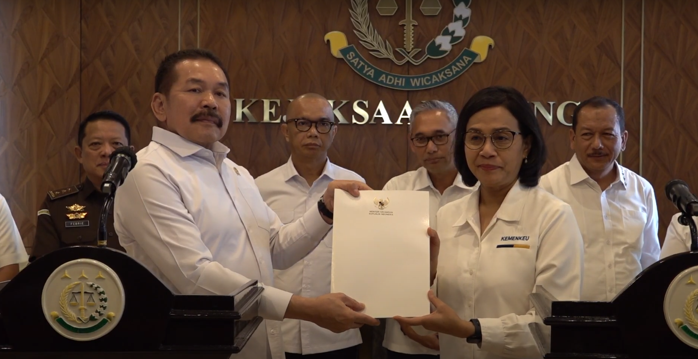 Jaksa Agung Terima Laporan Menkeu Dugaan Korupsi Pembiayaan Ekspor Rp2,5 T
