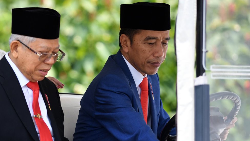 Presiden Joko Widodo dan Wakil Presiden Republik Indonesia Ma'ruf Amin