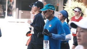 Menteri Pariwisata dan Ekonomi Kreatif Republik Indonesia Sandiaga Salahuddin Uno saat mengikuti Tokyo Marathon 2024 | Instagram @sandiuno