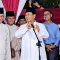 Prabowo Subianto menyampaikan pidato kemenangan setelah ditetapkan sebagai pemenang Pilpres 2024 oleh KPU didampingi elite Tim Kampanye Nasional (TKN) Prabowo-Gibran di kediamannya di Kertanegara IV, Jakarta, Rabu, 20/3/2024 malam. | Instagram @prabowo.gibran2