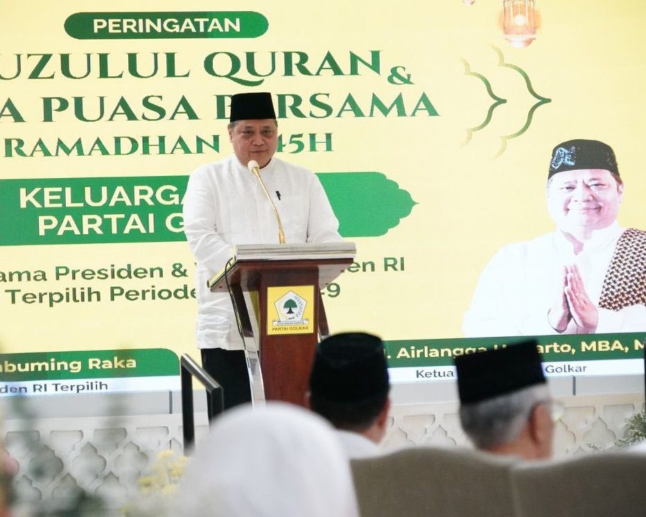 Airlangga Dukung Wacana Pertemuan Prabowo-Megawati, Soroti Periode Kritis RI 10 Tahun ke Depan