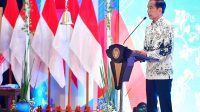Presiden Joko Widodo (Jokowi) bicara soal maraknya kasus perundungan atau bullying di sekolah dalam Kongres XXIII PGRI, di Grand Sahid, Jakarta Pusat, Sabtu, 2/3/2024. | Dok Akun X/Twitter @jokowi