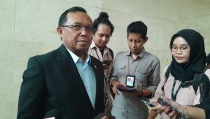 Anggota Komisi VI DPR RI Fraksi Demokrat Herman Khaeron usai Rapat Paripurna Masa Sidang IV, Gedung DPR RI, Selasa 5/3/2024. I Novia Suhari/Forum Keadilan