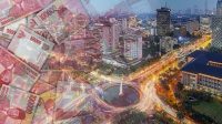 Ilustrasi Jakarta sebagai pusat ekonomi global. I Rahmad Fadjar Ghiffari/Forum Keadilan