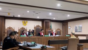 Terdakwa Jemy Sutjiawan menjalani sidang di Pengadilan Tindak Pidana Korupsi (Tipikor) Jakarta Pusat, Kamis 28/3/2024. I Merinda Faradianti/Forum Keadilan