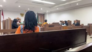 Saksi Andre Alexander di persidangan Tindak Pidana Pencucian Uang (TPPU) dan penipuan serta penggelapan puluhan miliar rupiah yang menjerat Edi Gunawan di PN Jakarta Pusat, Kamis, 14/3/2024 | Merinda Faradianti/Forum Keadilan