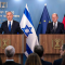 Kanselir Jerman Olaf Scholz dan Perdana Menteri Israel (PM) Benjamin Netanyahu | Dok - AFP