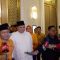 Ketua Umum Partai Golkar Airlangga Hartarto saat konferensi pers di Hotel Four Season Jakarta, Gatot Subroto, Jakarta Selatan, Selasa, 2/4/2024.