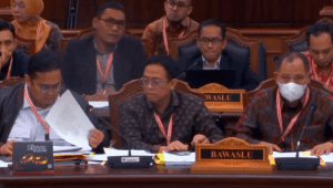 Sidang lanjutan sengketa Perselisihan Hasil Pemilihan Umum (PHPU) Pilpres 2024 dengan agenda saksi ahli KPU-Bawaslu di Gedung Mahkamah Konstitusi (MK), Jakarta Pusat, Rabu, 3/4/2024 | YouTube KPU
