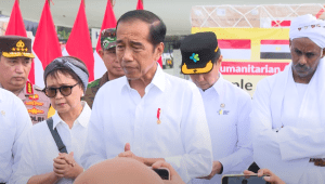 Presiden Jokowi saat memberikan keterangan pers di Lanud Halim Perdanakusuma, Jakarta Timur, Rabu, 3/4/2024 | YouTube Sekretariat Presiden