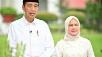 Presiden Joko Widodo (Jokowi) dan Ibu Iriana Jokowi memberikan ucapan selamat Hari Raya Idulfitri 1145 Hijriah |Dok- BPMI SETPRES/MAY/UN