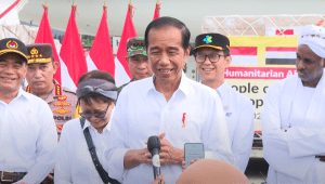 Presiden Jokowi saat memberikan keterangan pers di Lanud Halim Perdanakusuma, Jakarta Timur, Rabu, 3/4/2024 | YouTube Sekretariat Presiden