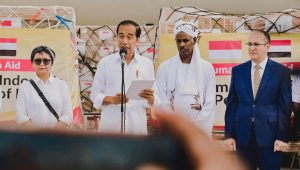 Presiden Joko Widodo (Jokowi) saat memberikan keterangan pers di Lanud Halim Perdanakusuma, Jakarta, Rabu, 3/4/2024. | Instagram @jokowi