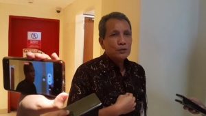 Kepala Deputi Pencegahan KPK Pahala Nainggolan memberikan keterangan di Gedung Merah Putih KPK, Jakarta Selatan, Selasa, 23/4/2024. I Novia Suhari/Forum Keadilan