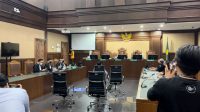 Mantan Kepala Bea Cukai Makassar Andhi Pramono jalani sidang putusan di Pengadilan Tindak Pidana Korupsi (Tipikor) Jakarta Pusat Senin 1/4/2024. I Merinda Faradianti/Forum Keadilan