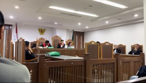 Persidangan lanjutan terdakwa Edi Gunawan dalam kasus Tindak Pidana Pencucian Uang (TPPU) dan penipuan serta penggelapan puluhan miliar rupiah kembali digelar di PN Jakarta Pusat, Selasa, 2/4/2024 | Merinda Faradianti/Forum Keadilan