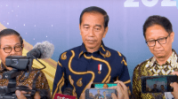 Presiden RI Joko Widodo (Jokowi) memberikan keterangan pers setelah menghadiri Rapat Kerja Kesehatan Nasional 2024, di ICE BSD, Tangerang Selatan, Rabu, 24/4/2024. | Youtube Sekretariat Presiden