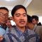 Ketua Umum PSI Kaesang Pangarep usai menghadiri halal bihalal oleh Rumah Juang Relawan Jokowi (RJ2) di Kemang Selatan, Jakarta, Jumat, 19/4/2024.