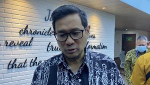 Staf Ahli Menteri Kementerian Komunikasi dan Informatika (SAM Kominfo) Bidang Sosial, Ekonomi dan Budaya, R. Wijaya Kusumawardhana saat ditemui wartawan di Gedung Kementerian Komunikasi dan Informatika (Kominfo), Jakarta Pusat, Jumat, 26/4/2024 | Ari Kurniansyah/Forum Keadilan