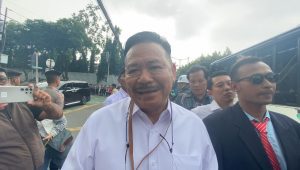 Otto Hasibuan saat memberikan keterangan kepada media, di kawasan Jl. Imam Bonjol, Jakarta Pusat, Rabu, 24/4/2024 | Ari Kurniansyah/Forum Keadilan