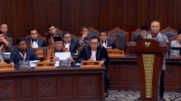 Sidang lanjutan sengketa Perselisihan Hasil Pemilihan Umum (PHPU) Pilpres 2024 dengan agenda saksi ahli KPU-Bawaslu di Gedung Mahkamah Konstitusi (MK), Jakarta Pusat, Rabu, 3/4/2024 | YouTube KPU