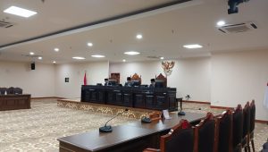 Majelis Kehormatan Mahkamah Konstitusi (MKMK) menyatakan Guntur Hamzah tidak terbukti melanggar kode etik hakim Mahkamah Konstitusi | Syahrul Baihaqi/Forum Keadilan