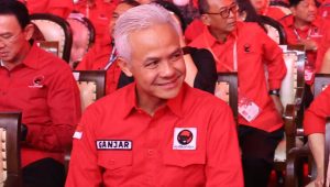 Ganjar Pranowo di Rakernas ke-V PDIP, Jumat, 24/5/2024. I M. Hafid/Forum Keadilan