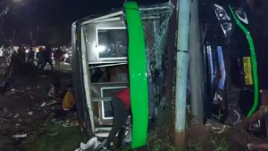 Kecelakaan Bus di Subang. I Ist