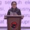 Ketua DPP PDIP Puan Maharani membacakan rekomendasi eksternal hasil Rakernas V PDIP yang diselenggarakan di Ancol, Jakarta Utara, Minggu, 26/5/2024. | Dok. PDIP