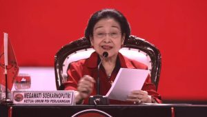 Ketum PDIP Megawati Soekarnoputri di Rakernas V, Minggu, 26/5/2024. | Dok. PDIP