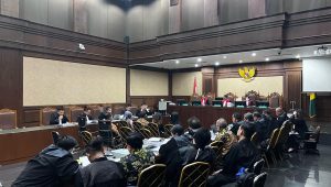 Penyanyi dangdut Nayunda Nabila Nizrinah di sidang lanjutan kasus dugaan pemerasan di lingkungan Kementerian Pertanian (Kementan) di Pengadilan Tipikor Jakarta Pusat, Rabu, 29/5/2024 | Merinda Faradianti/Forum Keadilan