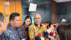 Kuasa hukum eks Menteri Pertanian (Mentan) Syahrul Yasin Limpo (SYL), Djamaluddin Koedoeboen di Pengadilan Tindak Pidana Korupsi (Tipikor) Jakarta Pusat, Senin, 13/5/2024 | Merinda Faradianti/Forum Keadilan