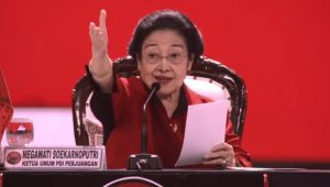 Ketum PDIP Megawati Soekarnoputri di Rakernas V, Minggu, 26/5/2024. | Dok. PDIP