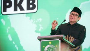 Ketua Umum (Ketum) PKB Muhaimin Iskandar atau Cak Imin bertemu dengan bakal calon kepala daerah (bacakada) Papua dan Maluku di Makassar, Sulawesi Selatan (Sulsel). | Instagram @cakiminnow