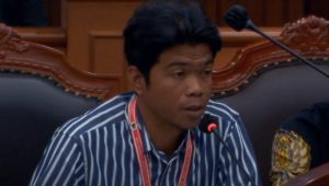 Sulaiman memberikan kesaksian dalam sidang sengketa Pileg 2024 di MK, Jakarta Pusat, Rabu, 29/5/2024. I Dok. MK