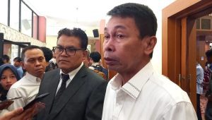 Ketua sementara KPK Nawawi Pomolango di Auditorium Harun Nasution, UIN Jakarta, Ciputat, Tangerang Selatan, Selasa, 14/5/2024 | M. Hafid/Forum Keadilan