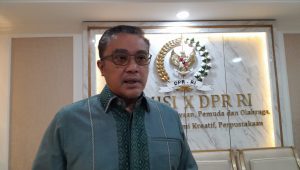 Kader Partai Demokrat sekaligus Wakil Ketua Komisi X DPR RI Dede Yusuf di Ruang Rapat Komisi X DPR RI, Komplek Parlemen Senayan, Jakarta Pusat, Kamis, 16/5/2024 | Novia Suhari/Forum Keadilan