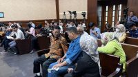Eks Menteri Pertanian, Syahrul Yasin Limpo (SYL) di Pengadilan Tipikor Jakarta Pusat, Senin 20/5/2024. I Merinda Faradianti/Forum Keadilan