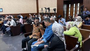 Eks Menteri Pertanian, Syahrul Yasin Limpo (SYL) di Pengadilan Tipikor Jakarta Pusat, Senin 20/5/2024. I Merinda Faradianti/Forum Keadilan