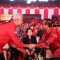 Megawati Soekarnoputri bersama Ganjar Pranowo dan Mahfud MD di Rakernas V PDIP, Jumat 24/5/2024. I M. Hafid/Forum Keadilan